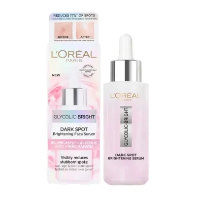 L’Oréal Paris Glycolic Bright DARK SPOT Brightening Face Serum 30ml