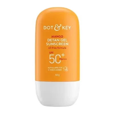 Dot & Key Mango Detan Gel Oil Free Sunscreen SPF 50+ PA+++ 50g (New Version)