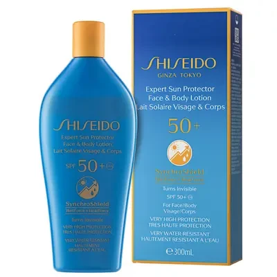 Shiseido Expert Sun Protector Face & Body Lotion SPF 50+ Very High Protection & Very Water Resistant 300ml