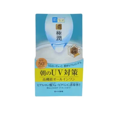 Rohto New Hadalabo Gokujun All In One UV White Gel SPF50+^PA++++ - 90g