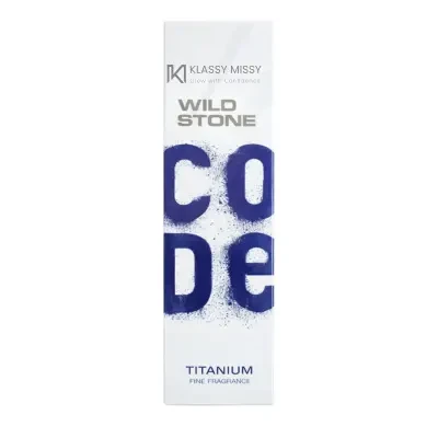Wild Stone Code Titanium No Gas Body Perfume for men 120ml