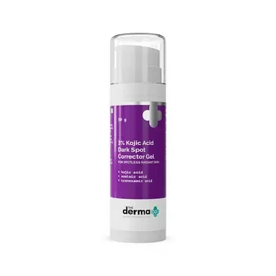 The Derma Co 3% Kojic Acid Dark Spot Corrector Gel with Azelaic & Tranexamic Acid  30g