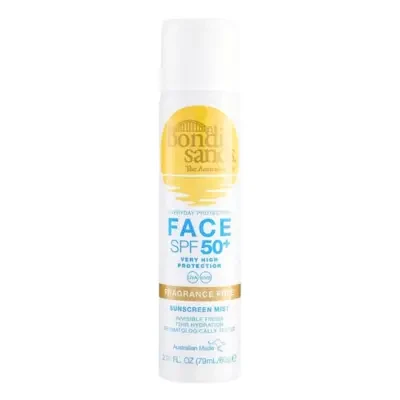Bondi Sands SPF 50+ Fragrance Free Sunscreen Face Mist 79ml