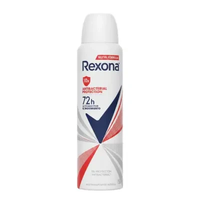 Rexona 10X Antibacterial Protection Antitranspirante Aerosol 150ml