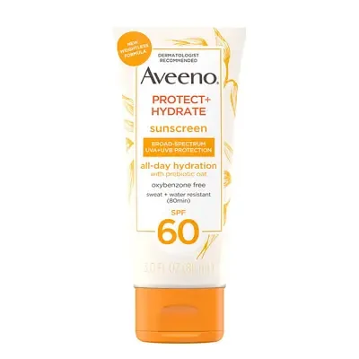 Aveeno Hydrate and Protect SPF60 Sunscreen 88ml