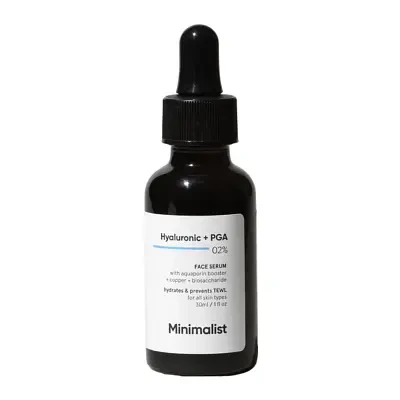 Minimalist Hyaluronic + PGA 2% Face Serum 30ml