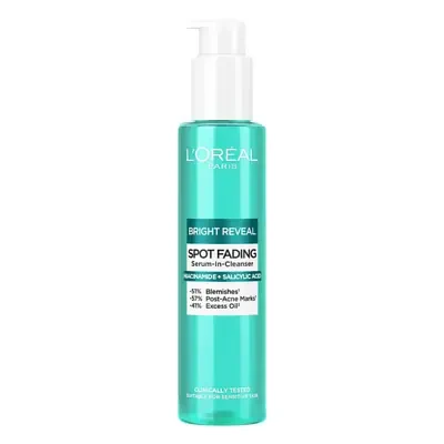 L'Oréal Paris Bright Reveal Spot Fading Serum-In-Cleanser with Niacinamide and Salicylic Acid