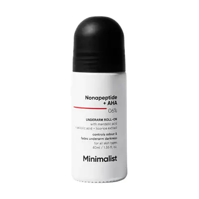 Minimalist Nonapeptide + AHA 6% Underarm Roll on 40ml
