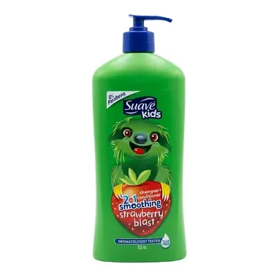 Suave Kids 2 in 1 Smoothing Strawberry Blast Shampoo + Conditioner 532ml