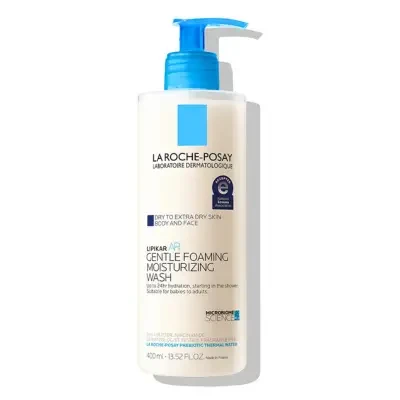 La Roche-Posay Lipikar AP+ Gentle Foaming Moisturizing Wash Body & Face For Dry To Extra Dry Skin 400ml