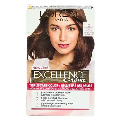 L'Oréal Excellence Crème Permanent Hair Color 5 Light Brown