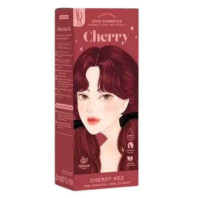 Kota Cosmetics Hair Color Cream - Cherry Red