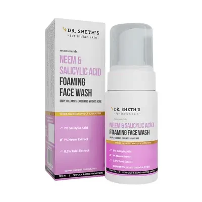 Dr. Sheth's Neem & Salicylic Acid Foaming Face Wash 100ml
