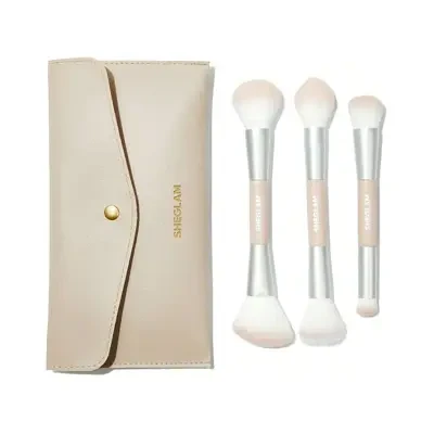 SHEGLAM Glam 101 Face Essentials Brush Set With Bag