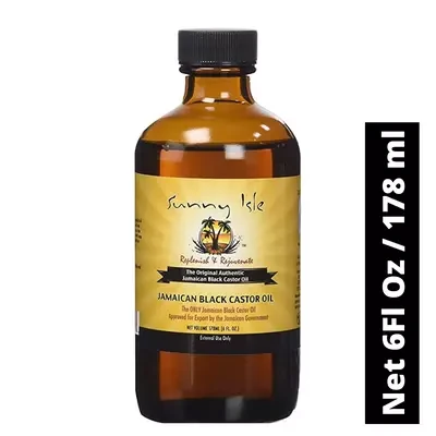 Sunny Isle Jamaican Black Castor Oil 6FL oz , 177ml