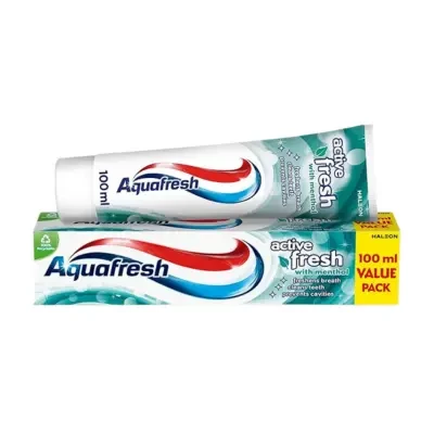 Aquafresh Active Fresh Toothpaste with Menthol 100ml