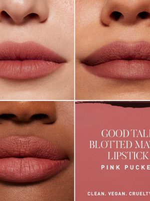 Good Talk Blotted Matte Lipstick-PINK PUCKER